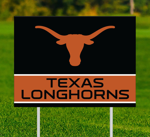 Texas Longhorns Team Name Yard Sign