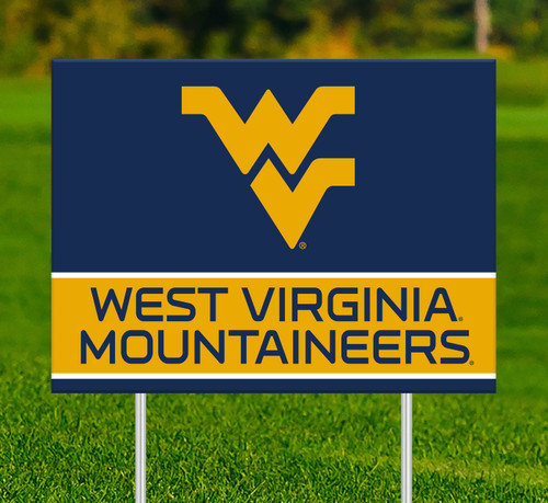 West Virginia Mountaineers Team Name Yard Sign