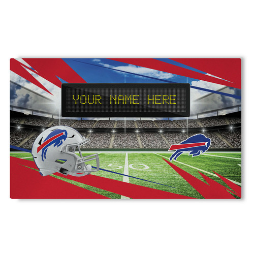Buffalo Bills 32" x 62" Scoreboard Personalized Washable Rug