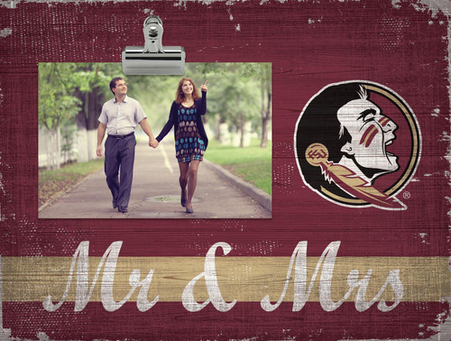 Florida State Seminoles Mr. & Mrs. Clip Frame