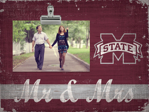 Mississippi State Bulldogs Mr. & Mrs. Clip Frame