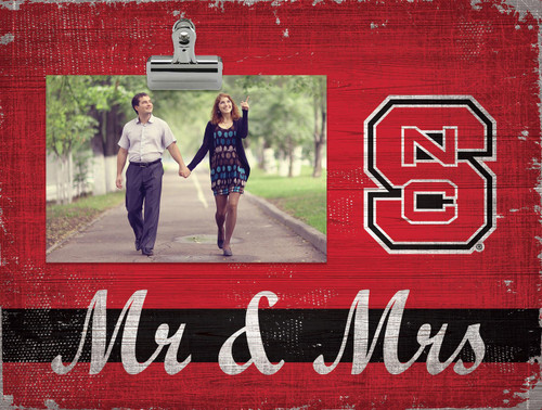 North Carolina State Wolfpack Mr. & Mrs. Clip Frame