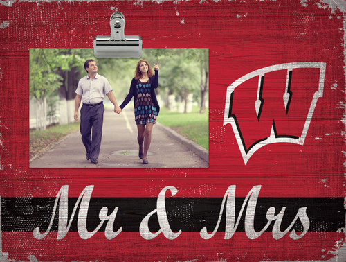 Wisconsin Badgers Mr. & Mrs. Clip Frame