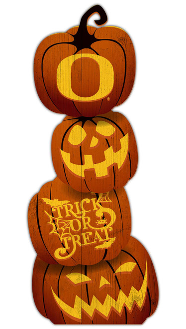 Oregon Ducks Pumpkin Stack 31" Leaner