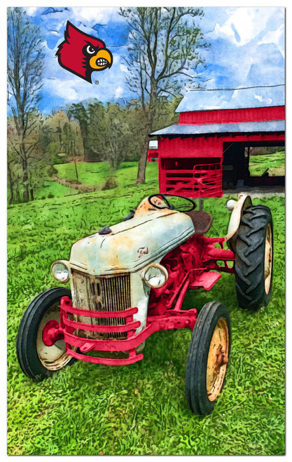 Louisville Cardinals Farmscape 11" x 19" Sign