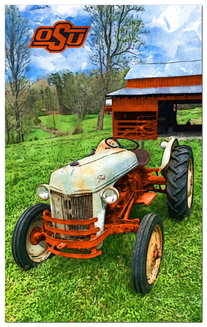 Oklahoma State Cowboys Farmscape 11" x 19" Sign