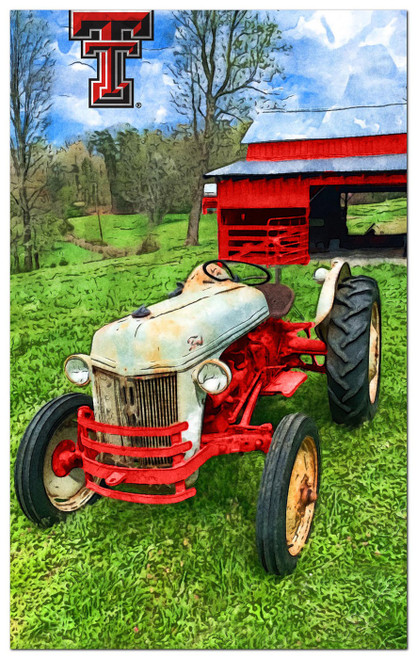 Texas Tech Red Raiders Farmscape 11" x 19" Sign