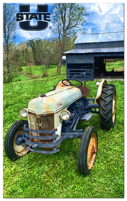 Utah State Aggies Farmscape 11" x 19" Sign