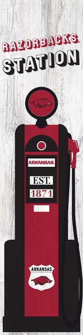 Arkansas Razorbacks Retro Pump 48" Leaner