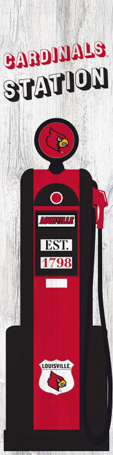 Louisville Cardinals Retro Pump 48" Leaner