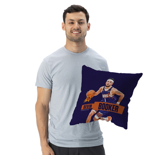 Phoenix Suns 18" x 18" Devin Booker Throw Pillow