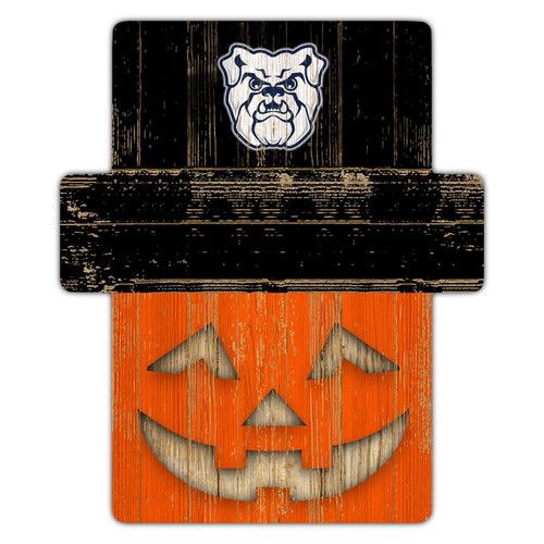 Butler Bulldogs Pumpkin Cutout with Stake