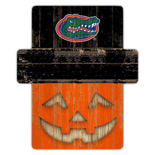 Florida Gators Pumpkin Cutout with Stake