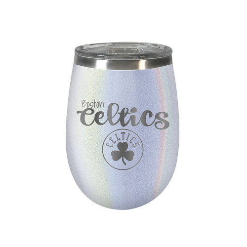 Boston Celtics 10 oz. Opal Blush Wine Tumbler