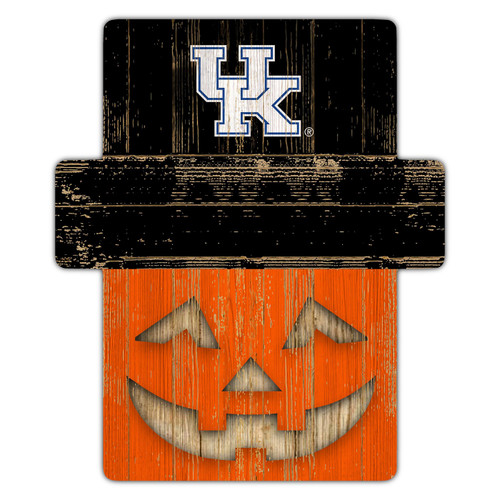 Kentucky Wildcats Pumpkin Cutout with Stake