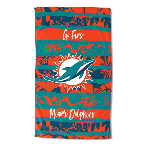 Miami Dolphins 35" x 60" Pocket Beach Towel