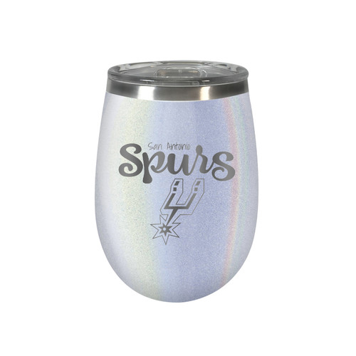 San Antonio Spurs 10 oz. Opal Blush Wine Tumbler