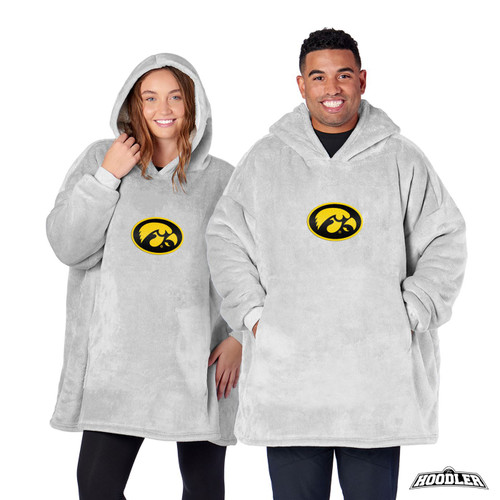 Iowa Hawkeyes Heather Grey Hoodler Pullover