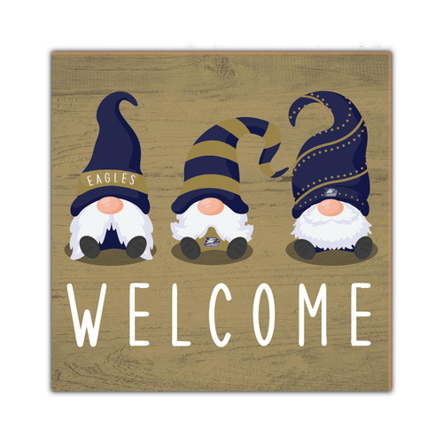Georgia Southern Eagles Welcome Gnomes 10" x 10" Sign