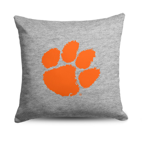 Clemson Tigers 16" Logo Sweatshirt Pillow
