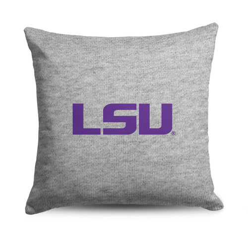 LSU Tigers 16" Logo Sweatshirt Pillow