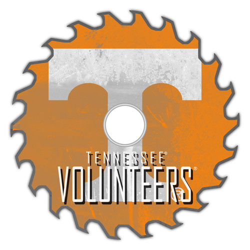Tennessee Volunteers 12" Rustic Circular Saw Sign