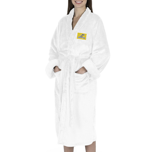 South Dakota State Jackrabbits White Out Women's Silk Touch Robe