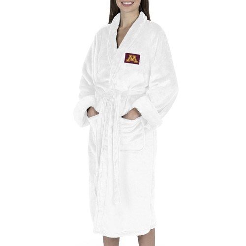 Minnesota Golden Gophers White Out Women's Silk Touch Robe