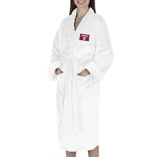 Indiana Hoosiers White Out Women's Silk Touch Robe