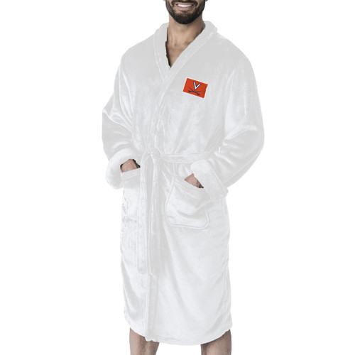 Virginia Cavaliers White Out Men's Silk Touch Robe
