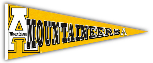 Appalachian State Mountaineers 24" Wood Pennant