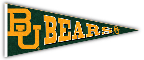Baylor Bears 24" Wood Pennant