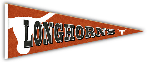 Texas Longhorns 24" Wood Pennant