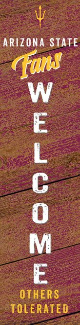 Arizona State Sun Devils 48" Welcome Plank Leaner