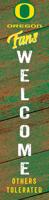 Oregon Ducks 48" Welcome Plank Leaner