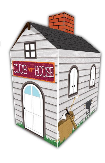 Virginia Tech Hokies Cardboard Clubhouse Playhouse