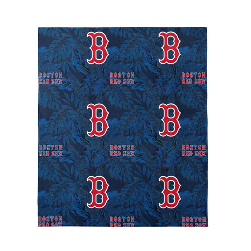 Boston Red Sox 60" x 70" Tonal Vines Microfiber Beach Towel