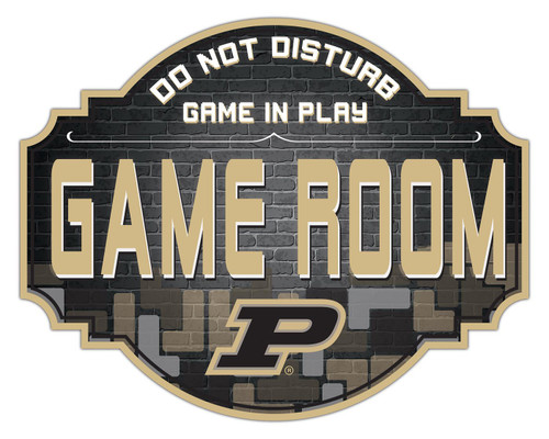 Purdue Boilermakers 12" Game Room Tavern Sign