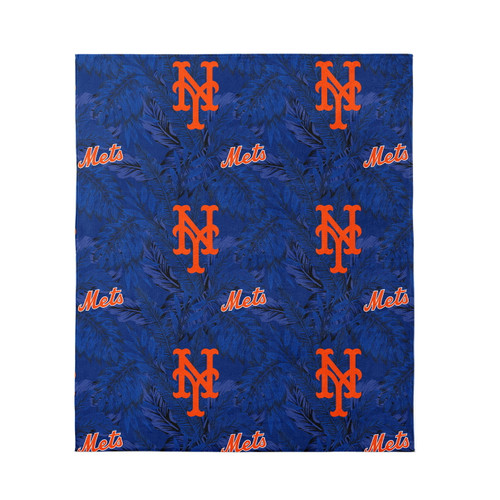 New York Mets 60" x 70" Tonal Vines Microfiber Beach Towel