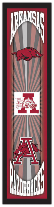 Arkansas Razorbacks 6" x 24" Throwback Sign