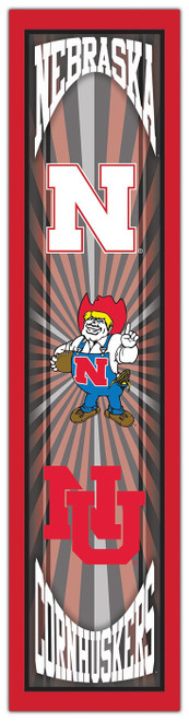 Nebraska Cornhuskers 6" x 24" Throwback Sign