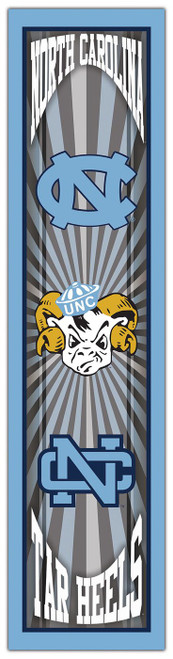 North Carolina Tar Heels 6" x 24" Throwback Sign