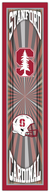 Stanford Cardinal 6" x 24" Throwback Sign