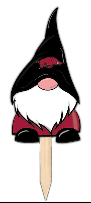 Arkansas Razorbacks Gnome Yard Stake