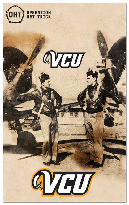 Virginia Commonwealth Rams OHT Twin Pilots 11" x 19" Sign