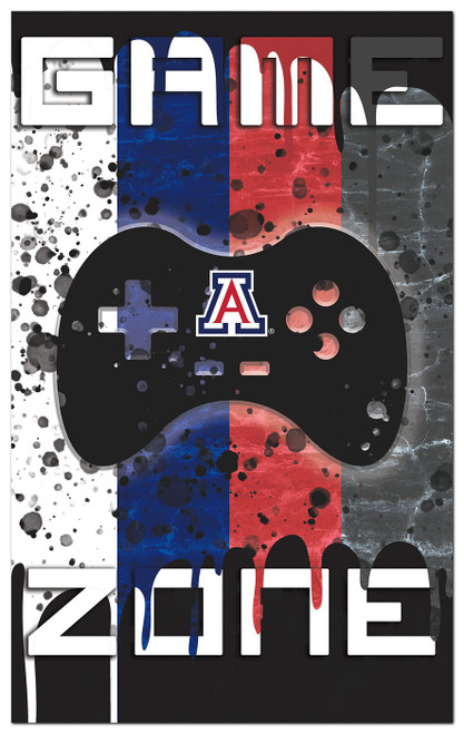 Arizona Wildcats Game Zone 11" x 19" Sign