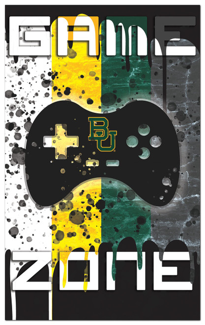 Baylor Bears Game Zone 11" x 19" Sign