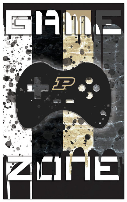 Purdue Boilermakers Game Zone 11" x 19" Sign