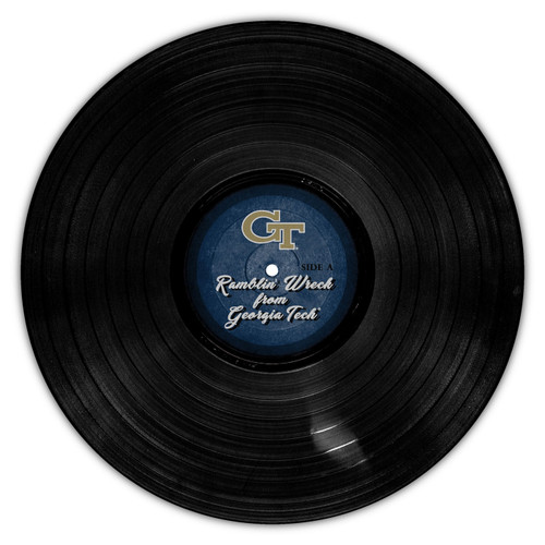 Georgia Tech Yellow Jackets 12" Vinyl Circle