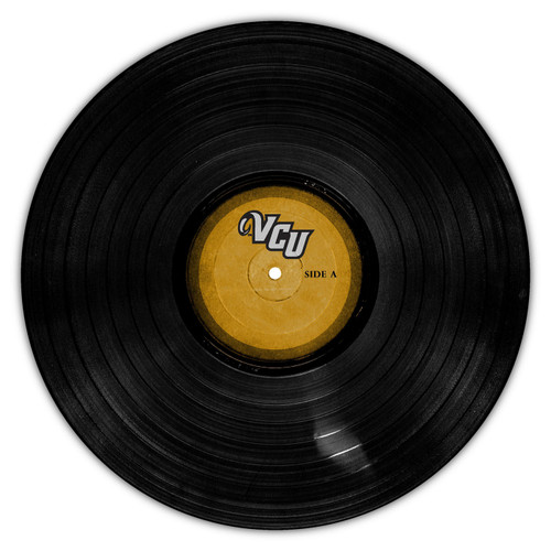 Virginia Commonwealth Rams 12" Vinyl Circle